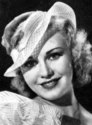 Ginger Rogers , americká herečka, 1934-1935