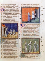 Dávat almužnu, 1393