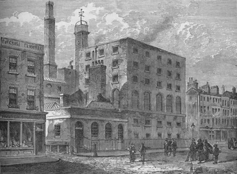 Golden Square Brewery, Soho, Westminster, Londýn, c1875 1878