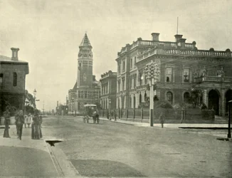 Vládní úřady, Launceston, 1901.