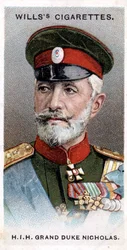 Ruský velkovévoda Nicholas, ruský generál, 1917