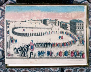 Velký průvod zločinců odsouzených lisabonskou inkvizicí, 18. století