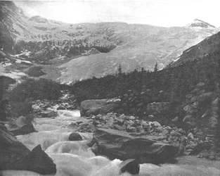 Velký ledovec, Selkirk Mountains, Kanada, c1900.