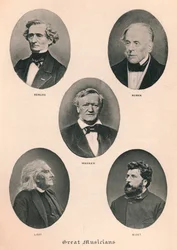 Velcí hudebníci - Talíř II., 1895