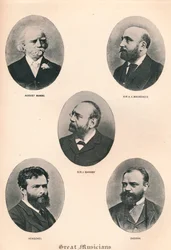 Velcí hudebníci - Deska VIII., 1895