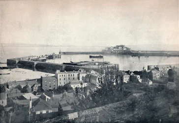 Guernsey – St. Peter-Port and Castle Cornet, 1895