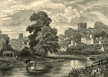 Guildford. Od řeky, 1898.