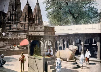 Gyan Bapi Well of Knowledge, Varanasi, Indie, c1890