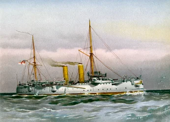 HMS Magicienne, křižník Royal Navy 2. třídy, c1890-c1893