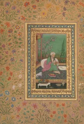 Haji Husain Bukhari, Folio z alba Shah Jahan, recto: začátek 19. století.