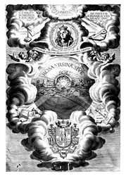 Polotitul Rosy Ursinové, od Christophera Scheinera, 1630