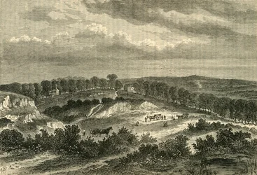 Hampstead Heath v roce 1840, c1876.