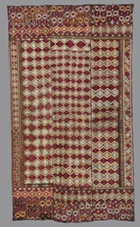 Závěsné dílo Phulkari, c. 1875-1900.