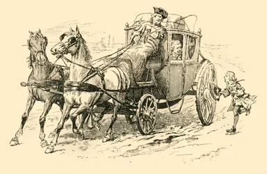 Zavolal na kočího, aby zastavil, 1907.