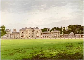 Heaton Park, Lancashire, domov hraběte z Wiltonu, c1880