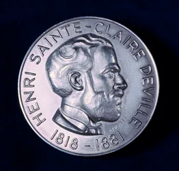 Henri Etienne St Claire Deville, francouzský chemik 19. století, kolem roku 1955