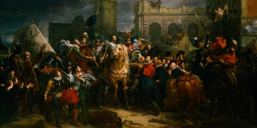 Francouzský Jindřich IV. vstupuje do Paříže, 22. března 1594 19. století