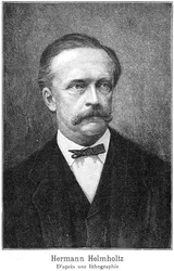 Hermann von Helmholtz 1821-1894, německý fyzik, 19. stol.
