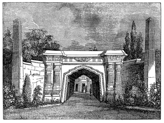 Highgate Cemetery, Londýn, 1838