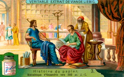Historie papíru: 3, c1900