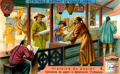 Historie papíru: 4, c1900
