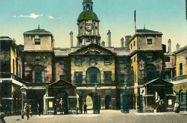 Horse Guards, Whitehall, Londýn, c1910.