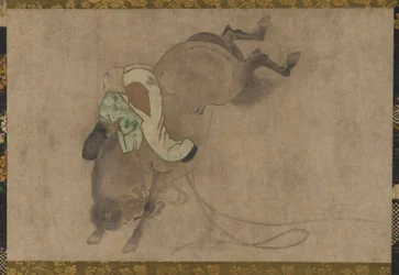 Kůň a jezdec, období Momoyama, 1568-1615.