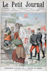 Horkovzdušné balóny překračující saharskou poušť, 1903