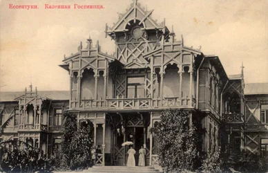 Hotel, Yessentuki, Rusko, 1900