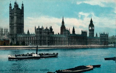Houses of Westminster, Londýn, 1907, c1900-1930