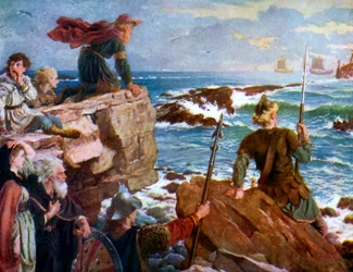 Jak se Dánové dostali do kanálu La Manche před tisíci lety, 1925