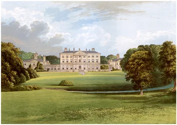 Howick Hall, Northumberland, domov Earla Greye, c1880