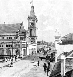 Howick Street, Perth, Austrálie, 1886