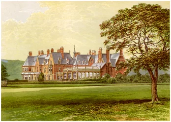 Hutton Hall, Yorkshire, domov rodiny Pease, c1880