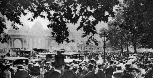 Hyde Park za krásné ascotské neděle, Londýn, 1926-1927