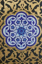 Čína Iznik v paláci Topkapi Istanbul Turyaue