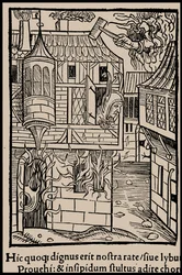 Ilustrace ke knize Ship of Fools od Sebastiana Branta, 1497.