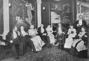 V Electrophone Salon, Gerrard Street, Londýn, c1903 1903