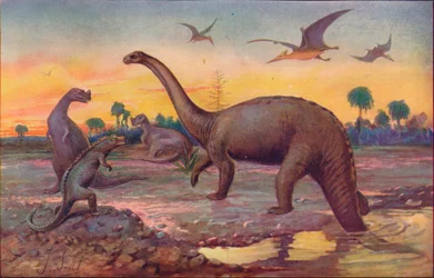 V Saurianském věku, kdy obyvatelé Světa byli gigantičtí peptiliové, 1907