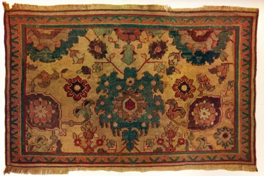 Indo-perský koberec, c1570