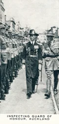 Inspecting Guard of Honor, Auckland, 1927 1937