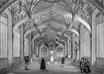 Interiér, Oxfordská univerzita, c18. století, 1870