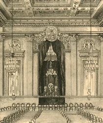 Interiér Goldsmiths Hall, 1876, 1897.