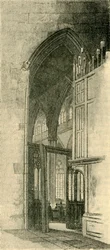 Interiér kostela Nejsvětější Trojice, 1898.