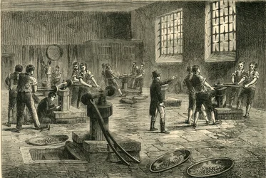 Interiér mincovny, c1872.