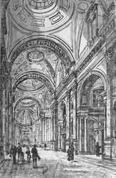 Interiér oratoře, 1890