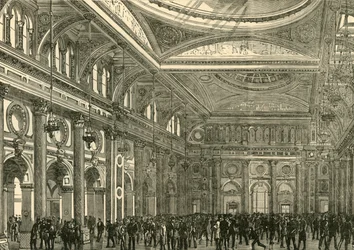 Interiér Royal Exchange, 1898.