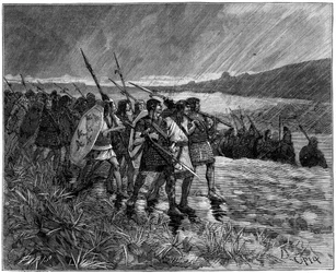 Invaze Alanů nebo Vizigótů, Galie, počátek 5. století 1882-1884