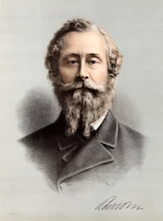 James Hamilton, 1. vévoda z Abercornu 1811-1885, britský dvořan a státník, c1880