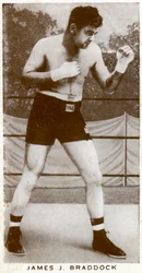 James J Braddock , irsko-americký boxer, 1938